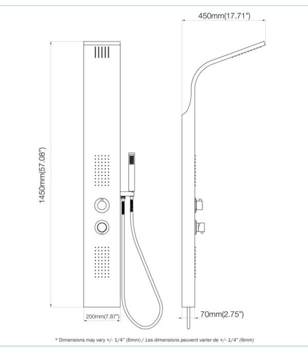 Bain Signature Bronte Shower Panel - Image 7