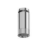 Aquabrass SPT65 Textured Ring Rainhead with Ceiling Shower Arm