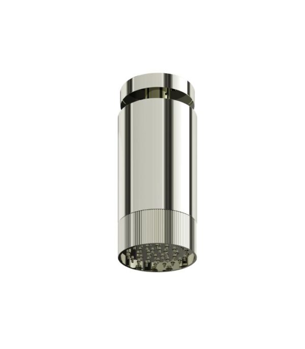 Aquabrass SPT65 Textured Ring Rainhead with Ceiling Shower Arm - Image 4