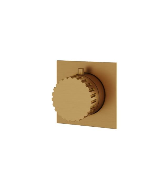 Aquabrass Square Round Shut-Off Valve Trim Set with Handle SR0634 - Image 6