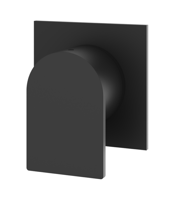 Aquabrass Alpha Square Round 2-Way Shared Diverter Trim Set SR2292BBC - Image 5
