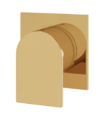 Aquabrass Alpha Square Round 2-Way Shared Diverter Trim Set SR2292BBC
