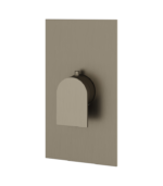 Aquabrass Alpha Square Round Thermostatic Valve Trim Set  SR3092BBC - Image 3