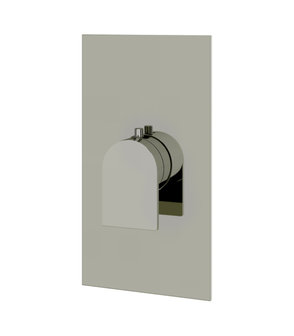 Aquabrass Alpha Square Round Thermostatic Valve Trim Set  SR3092BBC - Image 4
