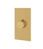 Aquabrass SQUARE / ROUND 4 1/4" x 7 7/8" x 1/8" Shower Trim Set SR3095 - Image 7