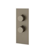 Aquabrass TOSCA SR3134 Square Round Trim Set for 1 Shut-Off Thermostatic Valve - Image 6