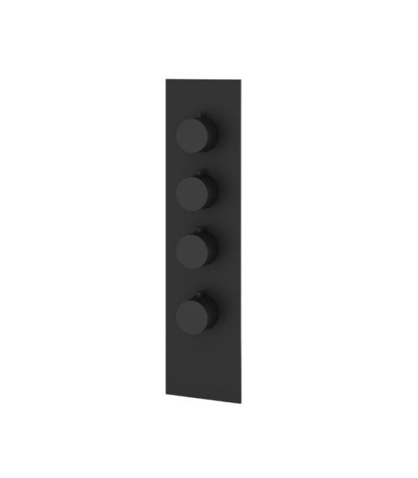 Aquabrass SQUARE / ROUND 4 1/4" x 16 3/4" x 1/8" Shower Trim Set SR3395 Variable Finish - Image 3