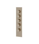 Aquabrass TOSCA SR3434 Square Round Trim Set for 4 Shut-Off Thermostatic Valve - Image 5