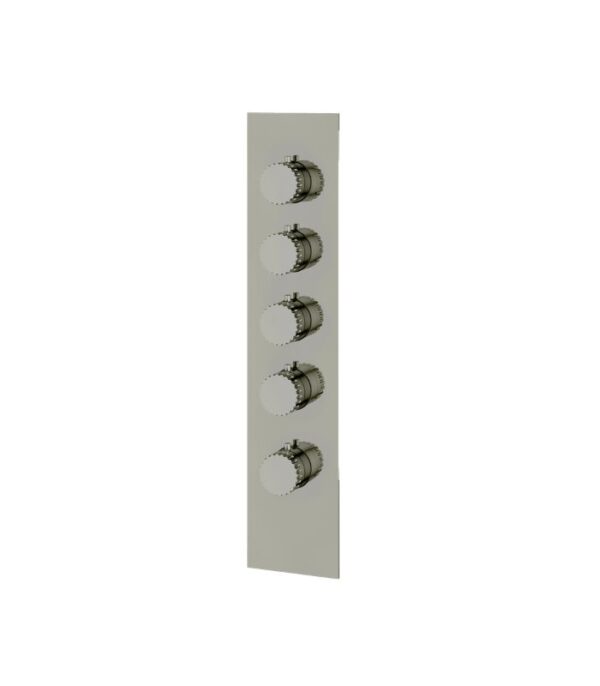 Aquabrass TOSCA SR3434 Square Round Trim Set for 4 Shut-Off Thermostatic Valve - Image 7