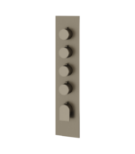 Aquabrass Alpha 4-Shut-Off Thermostatic Valve Trim Set SR3492BBC - Image 3