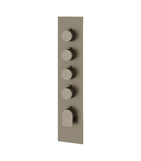 Aquabrass Alpha 4-Shut-Off Thermostatic Valve Trim Set SR3492BBC - Image 3