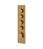 Aquabrass Alpha 4-Shut-Off Thermostatic Valve Trim Set SR3492BBC - Image 2