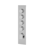 Aquabrass Alpha 4-Shut-Off Thermostatic Valve Trim Set SR3492BBC - Image 7