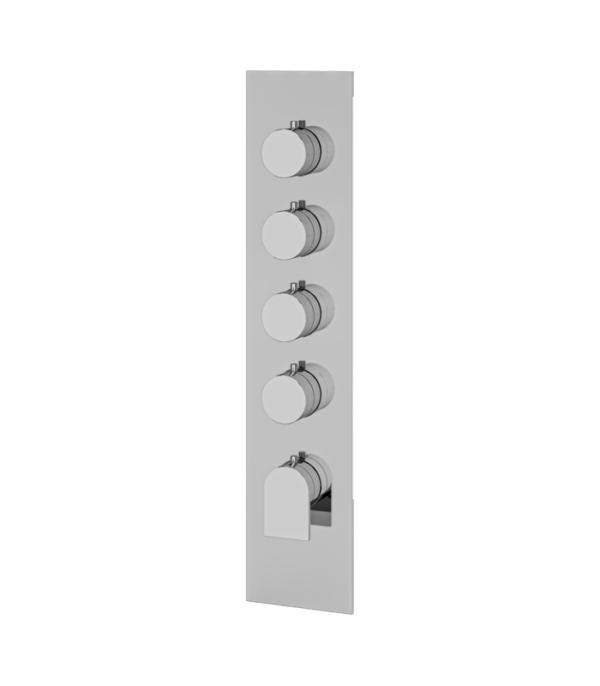 Aquabrass Alpha 4-Shut-Off Thermostatic Valve Trim Set SR3492BBC - Image 7
