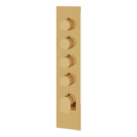 Aquabrass Alpha 4-Shut-Off Thermostatic Valve Trim Set SR3492BBC