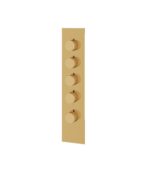 Aquabrass SR3495 4 1/4” x 19 5/8” x 1/8” Square/Round Shower Trim Set Variable Finish - Image 7