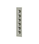 Aquabrass TOSCA SR3534 Square Round Trim Set for 5 Shut-Off Thermostatic Valve - Image 7