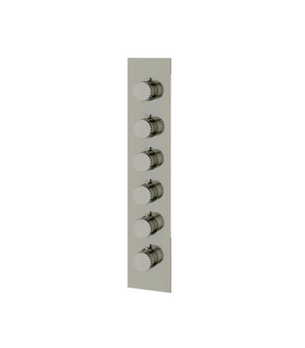 Aquabrass TOSCA SR3534 Square Round Trim Set for 5 Shut-Off Thermostatic Valve - Image 7