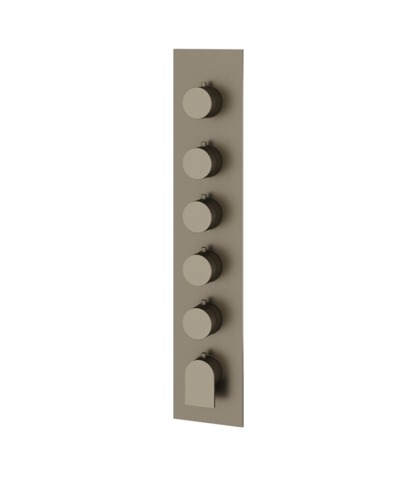 Aquabrass Alpha 5-Shut-Off Thermostatic Valve Trim Set SR3592BBC - Image 3