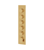 Aquabrass Alpha 5-Shut-Off Thermostatic Valve Trim Set SR3592BBC