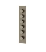 Aquabrass SR3595 21 1/16" x 4 1/4" x 1/8" Square / Round Shower Trim Set, Variable Finish - Image 5