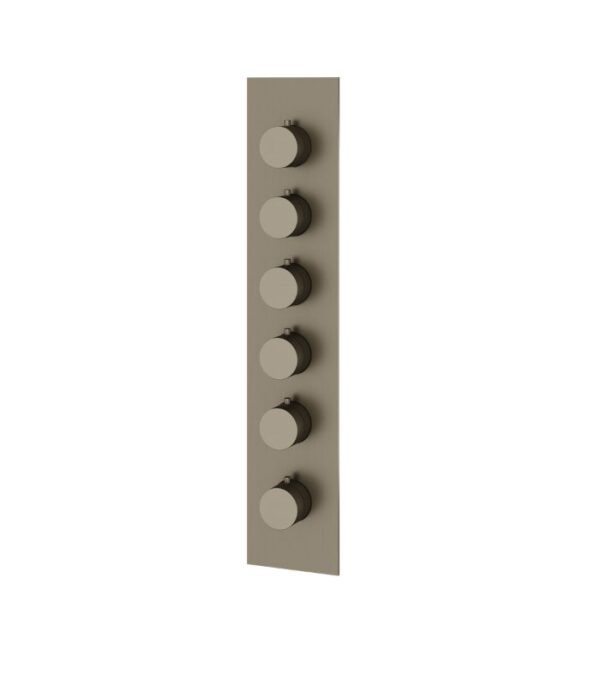 Aquabrass SR3595 21 1/16" x 4 1/4" x 1/8" Square / Round Shower Trim Set, Variable Finish - Image 5