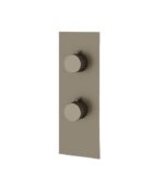 Aquabrass TOSCA SR8234 Square Round Trim Set with 2-Way Shared Diverter for Thermostatic Valve - Image 4