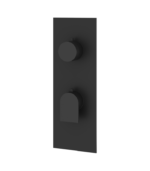 Aquabrass Alpha 2-Way Shared Diverter Shower Trim Set SR8292BBC - Image 5