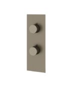 Aquabrass SQUARE / ROUND 4 1/4" x 12" x 1/8" 2-Way Shower Trim Set SR8295 - Image 5