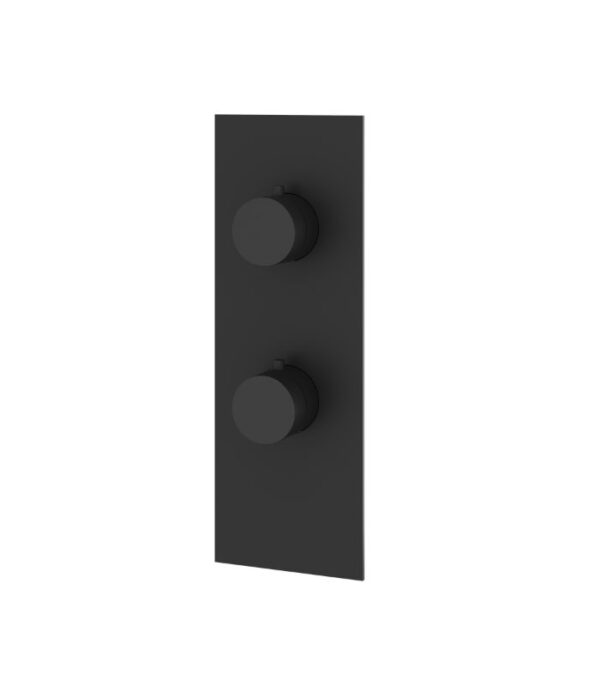 Aquabrass SQUARE / ROUND 4 1/4" x 12" x 1/8" 2-Way Shower Trim Set SR8295 - Image 3