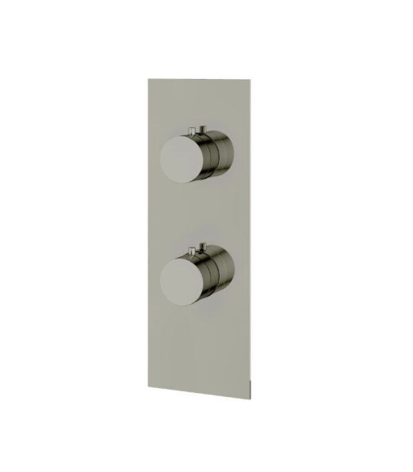 Aquabrass Square/Round 3-Way Shared Shower Trim Set 4 1/4” x 12” x 1/8” SR8395 - Image 4