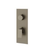 Aquabrass CHICANE Square Round 3-Way Non-Shared Diverter Shower Trim Set for Thermostatic Valve SR9319 - Image 4