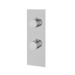 Aquabrass TOSCA SR9334 Square Round 3-Way Non-Shared Diverter Trim Set for Thermostatic Valve