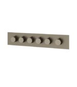 Aquabrass SQUARE / ROUND 21 1/16" x 4 1/4" x 1/8" Shower Trim Set Variable Finish SRH3595L - Image 5