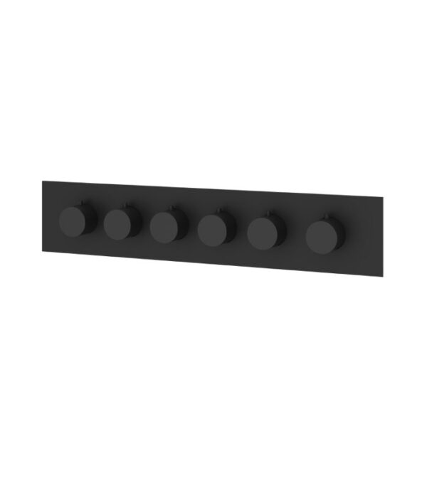 Aquabrass SQUARE / ROUND 21 1/16" x 4 1/4" x 1/8" Shower Trim Set Variable Finish SRH3595R - Image 3