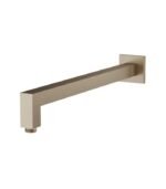 Aquabrass SSA16 16-Inch Square Shower Arm & Flange with Adjustable Trim, 1/2-Inch NPT Male Connection - Image 2