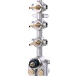 Aquabrass TURBO T12003 High Flow Thermostatic Valve with 3 Shut-Off Valves