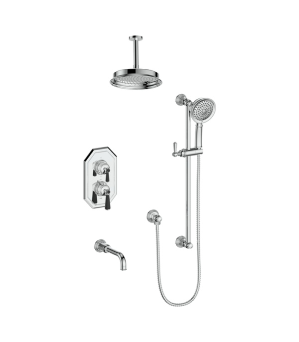 Vogt Carinthia 6″ Ceiling Arm 3-Way Shower Trim Kit TM.CX1.320.316 - Image 5