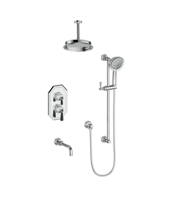 Vogt Carinthia 6″ Ceiling Arm 3-Way Shower Trim Kit TM.CX1.320.316 - Image 5
