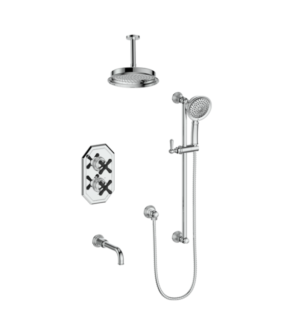 Vogt Carinthia 6″ Ceiling Arm 3-Way Shower Trim Kit TM.CX1.320.316 - Image 5