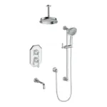 Vogt Carinthia 6″ Ceiling Arm 3-Way Shower Trim Kit TM.CX1.320.316
