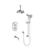 Vogt Carinthia 6″ Ceiling Arm 3-Way Shower Trim Kit TM.CX1.320.316