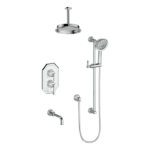 Vogt Carinthia 6″ Ceiling Arm 3-Way Shower Trim Kit TM.CX1.320.316