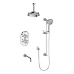 Vogt Carinthia 6″ Ceiling Arm 3-Way Shower Trim Kit TM.CX1.320.316