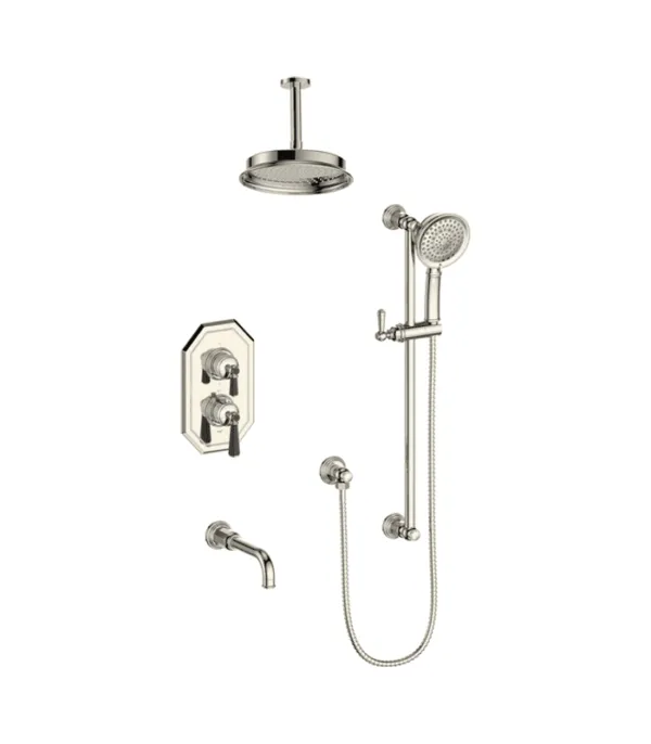 Vogt Carinthia 6″ Ceiling Arm 3-Way Shower Trim Kit TM.CX1.320.316 - Image 7