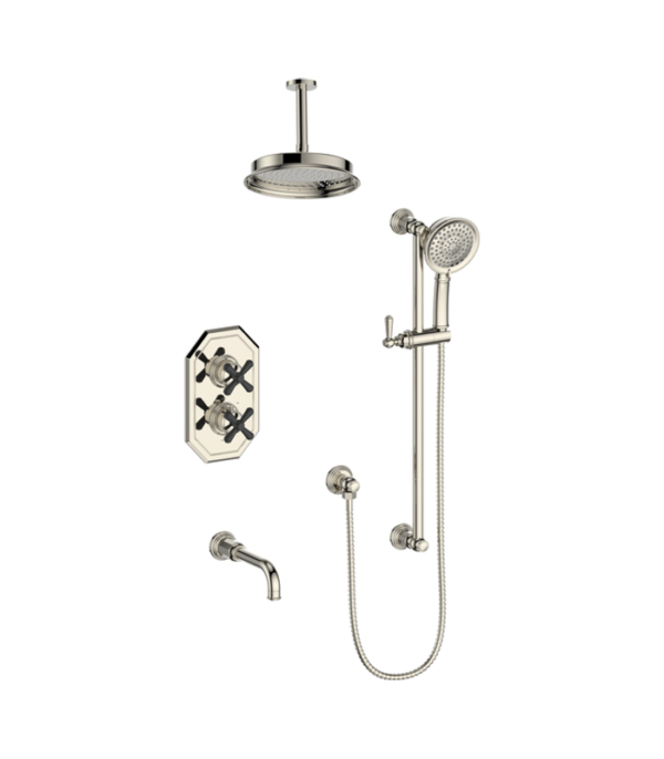 Vogt Carinthia 6″ Ceiling Arm 3-Way Shower Trim Kit TM.CX1.320.316 - Image 7