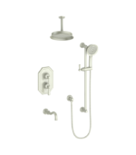 Vogt Carinthia 3-Way Thermostatic Shower Trim with 6-Inch Ceiling Arm Shower Kit Trim TM.CX2.320.316 - Image 2