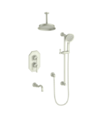Vogt Carinthia 3-Way Thermostatic Shower Trim with 6-Inch Ceiling Arm Shower Kit Trim TM.CX2.320.316 - Image 2