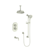 Vogt Carinthia 3-Way Thermostatic Shower Trim with 6-Inch Ceiling Arm Shower Kit Trim TM.CX2.320.316 - Image 2