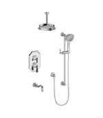 Vogt Carinthia 3-Way Thermostatic Shower Trim with 6-Inch Ceiling Arm Shower Kit Trim TM.CX2.320.316 - Image 5